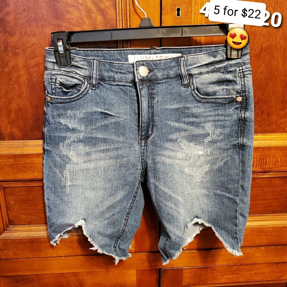 Sale Tinseltown Stretch Jean Shorts